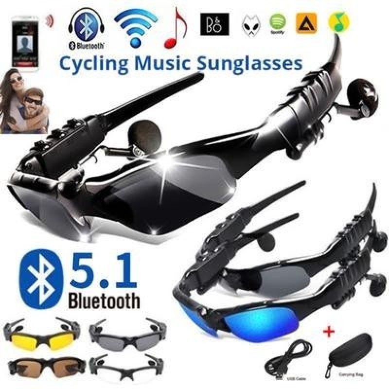 Bluetooth солнцезащитные очки беспроводные спортивные наушники стерео громкой связи наушники музыкал