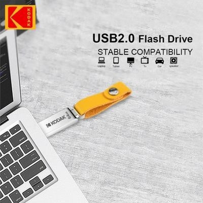 K122 Мини металлический USB флэш-накопитель USB2.0 Pen Drive 16Gb 32Gb 64Gb с ремешком
