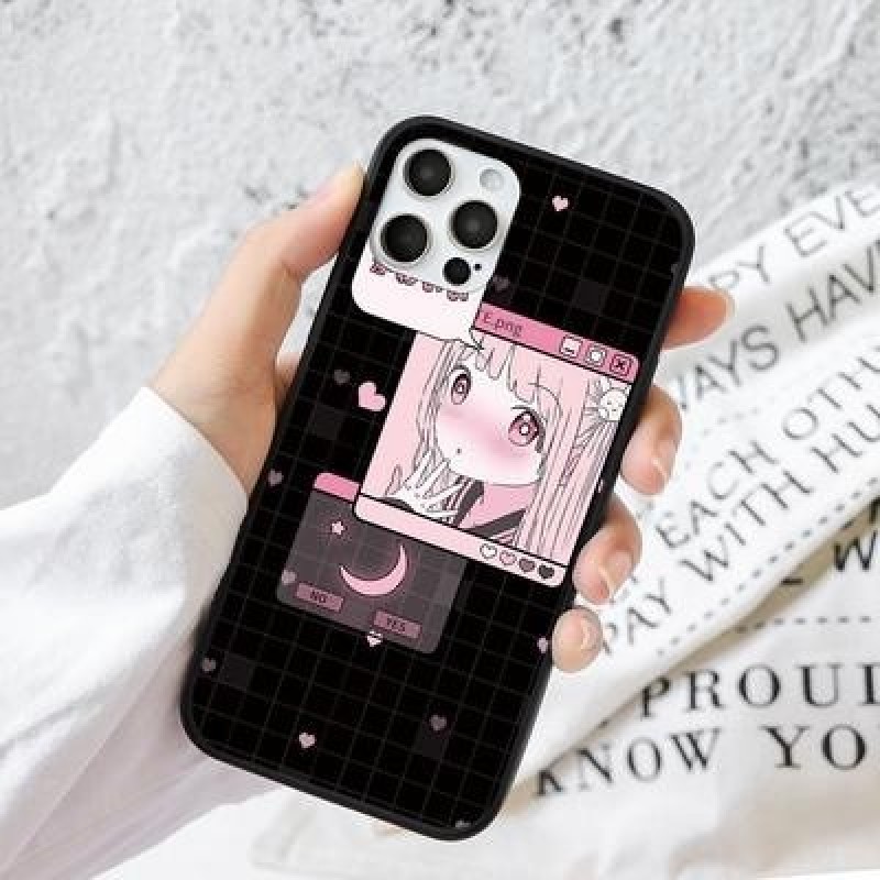 Симпатичный Аниме Девушка Женщины Мужчины Чехол для телефона для iPhone 13 12 11 Pro Max Samsung S22