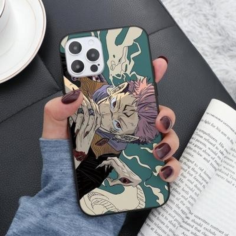 Джиу-джитсу Kaisen Soft TPU Чехол для iPhone 13 12 11 Pro Max XR X Samsung A52 A32 A50 A51 S21 A12 A