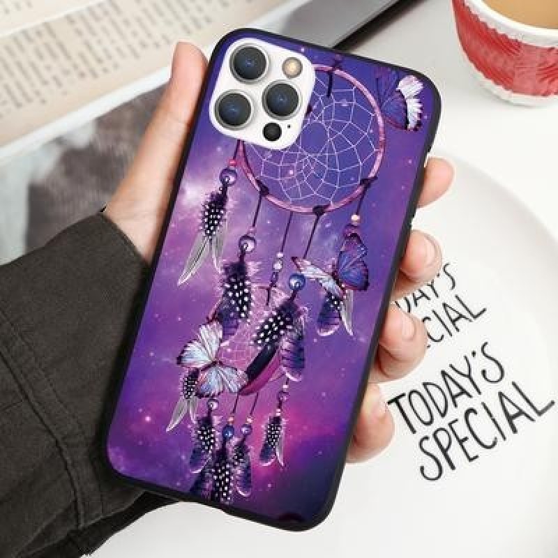 Бабочка Dream Catcher Чехол для iPhone 12 11 Pro X XR XS Max 8 7 6 Plus SE 2020 Samsung F12 A72 A22