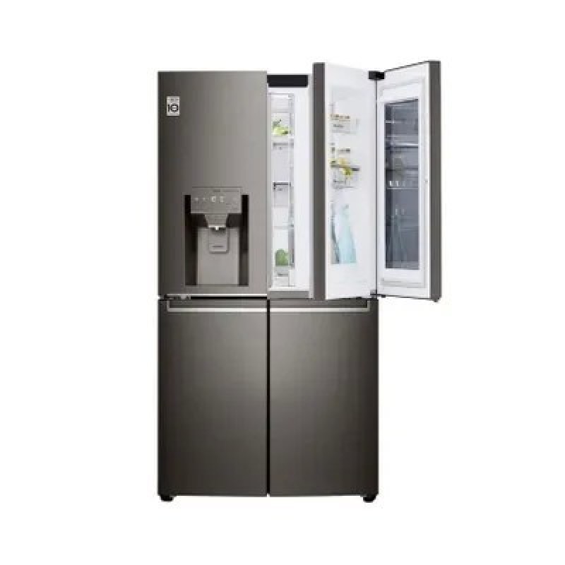 Холодильник LG GR-X24FMKBL, серебристый, темно-серый